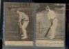 England Test and County cricketers 1900s-1950s. Black folder comprising a collection of forty postcards with the odd photograph of England Test and county cricketers. Early postcards feature Hirst, Rhodes, Jessop, Tyldesley, Fry, Woolley, Hearne, Barnes, - 2