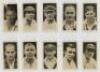 Cricket cigarette cards 1928 onwards. A good selection of loose cards. Complete sets are Major Drapkin &amp; Co. 'Australian and English Test Cricketers' 1928 (full set of 40). Wills &amp; Co. 'Cricketers' 1928 second series (50). John Players &amp; Sons 