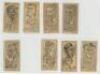 Cricket cigarette cards 1928 onwards. A good selection of loose cards. Complete sets are Major Drapkin &amp; Co. 'Australian and English Test Cricketers' 1928 (full set of 40). Wills &amp; Co. 'Cricketers' 1928 second series (50). John Players &amp; Sons - 8