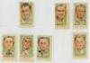 Cricket cigarette cards 1928 onwards. A good selection of loose cards. Complete sets are Major Drapkin &amp; Co. 'Australian and English Test Cricketers' 1928 (full set of 40). Wills &amp; Co. 'Cricketers' 1928 second series (50). John Players &amp; Sons - 9