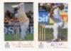 T.C.C.B. / E.C.B. Classic Cricket Postcards. 'International Cricketers'. Thirty nine cards, each signed by the featured player. Cards are nos. 1, 2, 4, 6, 10, 12-16, 18-21, 23, 25, 27-29, 31, 32, 35, 39-43, 52-55, 67, 74, 94, 96, 97, 130 and 254. One dupl