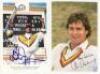 T.C.C.B. / E.C.B. Classic Cricket Postcards. 'International Cricketers'. Thirty nine cards, each signed by the featured player. Cards are nos. 1, 2, 4, 6, 10, 12-16, 18-21, 23, 25, 27-29, 31, 32, 35, 39-43, 52-55, 67, 74, 94, 96, 97, 130 and 254. One dupl - 2