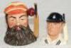 W.G. Grace. Large Royal Doulton ceramic caricature toby jug of W.G. Grace wearing M.C.C. cap, with cricket bat and ball handle. Approx 7&quot; tall. 1996. Sold with 'The Hampshire Cricketer'. Royal Doulton. Produced by Hampshire C.C.C. 1985. Limited editi - 3