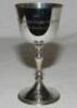 Derek Randall. Nottinghamshire &amp; England 1972-1993. 'Nottinghamshire County Champions 1981'. Silver plated goblet presented to Randall for being a member of the Nottinghamshire team who won the Championship. Engraved to face 'Nottinghamshire County Cr