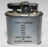 Ronson 'Whirlwind' cigarette lighter engraved to one side 'Surrey County Cricket Club' with Surrey emblem, and to the verso 'County Champions 1952, 1953, 1954, 1955, 1956. Under Captaincy of W. Stuart Surridge'. The lighter, in original cloth pouch and bo - 2