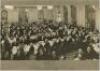 South Africa tour to England 1935. Large official mono photograph of the attendees seated at tables for the luncheon given by the British Sportsman's Club to the South African touring party at the Savoy Hotel, London, 17th April 1935. Printed titles to lo