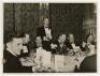 South Africa tour to England 1935. Large official mono photograph of the attendees seated at tables for the luncheon given by the British Sportsman's Club to the South African touring party at the Savoy Hotel, London, 17th April 1935. Printed titles to lo - 2