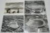 Cricket grounds 1934-1987. A good selection of nineteen original mono press photographs with some restrikes, all featuring cricket grounds, a number in inclement weather. General views include The Oval 1931, Trent Bridge 1934, Canterbury 1937, large queue - 3