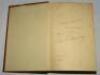 Kenneth Cranston. Lancashire &amp; England 1947-1948. Neville Cardus. Three books by Cardus, 'Autobiography' 1947, two copies, 1st and 3rd impressions and 'Second Innings' 1950. The third impression signed and dedicated to Mary Cranston (wife of Ken) by C - 2