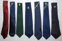 County ties c.1960s-1980s. Seven official County club ties for Glamorgan, Gloucestershire, Hampshire, Kent, Sussex, Worcestershire, and Yorkshire. G - cricket