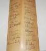 England, New Zealand and Counties 1973. Gunn &amp; Moore 'The County' full size cricket bat signed to the face by eleven members of the England Test team and ten members of the New Zealand touring party. England signatures are Illingworth (Captain), Boyco - 5