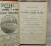 Wisden Cricketers' Almanack 1894 and 1896. 31st &amp; 33rd editions. Both bound in red boards, lacking original paper wrappers, with gilt titles to spine, the 1896 lacking photographic plate of W.G. Grace. Some wear to boards, some breaking to book block, - 2