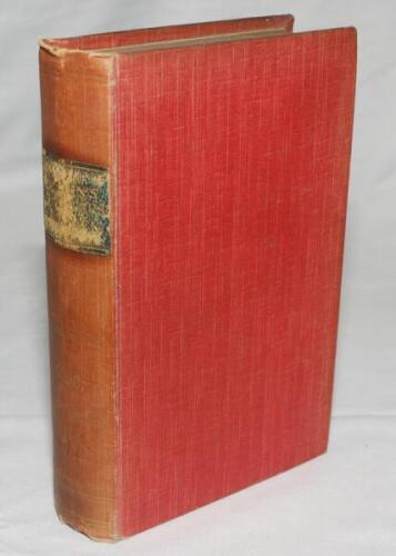 Wisden Cricketers' Almanack 1898. 35th edition. Bound in red boards, lacking original paper wrappers, with gilt titles to spine. Some wear to boards otherwise in good condition. Book plate of George Henry Wood to inside front board - cricket