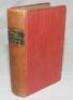 Wisden Cricketers' Almanack 1910. 47th edition. Bound in red boards, lacking original paper wrappers, with gilt titles to spine. Some wear to boards, some minor breaking to book block otherwise in good condition. Book plate of George Henry Wood to inside - 2