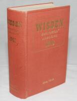 Wisden Cricketers' Almanack 1949. Original hardback. Two minor pen marks to spine paper otherwise in very good condition - cricket