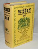 Wisden Cricketers' Almanack 1965. Original hardback with dustwrapper. Minor marks to dustwrapper and slight age toning to dustwrapper spine otherwise in good/very good condition - cricket