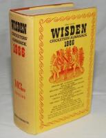 Wisden Cricketers' Almanack 1966. Original hardback with dustwrapper. Slight age toning to dustwrapper spine otherwise in good/very good condition - cricket