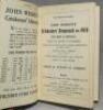 Wisden Cricketers' Almanack 1919. 56th edition. Bound in green boards, lacking original wrappers, titles in gilt to spine. Very good condition. Rare war-time edition - cricket