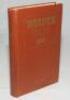 Wisden Cricketers' Almanack 1942. 79th edition. Original hardback. Only 900 hardback copies were printed in this war year. Slight dulling to gilt titles on front board and spine, slight wear to front internal hinge otherwise in good/very good condition. R