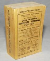 Wisden Cricketers' Almanack 1931. 68th edition. Original paper wrappers. Replacement spine paper otherwise in good+ condition - cricket