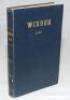 Wisden Cricketers' Almanack 1919. 56th edition. Bound in blue boards, lacking original paper wrappers, gilt titles to front board and spine, blue speckled edges. Some browning to page edges, odd minor faults otherwise in good condition. Rare war-time edit - 2