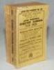 Wisden Cricketers' Almanack 1926. 63rd edition. Original paper wrappers. Breaking to front internal hinges, small tear to edge of front wrapper where it meets the spine, small corner loss to rear wrapper, some bowing to spine block, some wear and slight l