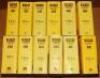 Wisden Cricketers' Almanack 1979 to 2008. Original hardbacks with dustwrapper. Lacking the 1986 edition. Twenty two editions with protective film to the dustwrappers, some faults and minor light fading to odd dustwrapper otherwise in good condition. Qty 2 - 2
