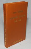 Wisden Cricketers' Almanack 1880. Willows softback reprint (1987) in light brown hardback covers with gilt lettering. Un-numbered limited edition. Very good condition - cricket