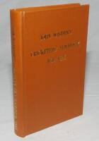 Wisden Cricketers' Almanack 1885. Willows softback reprint (1983) in light brown hardback covers with gilt lettering. Un-numbered limited edition. Very good condition - cricket