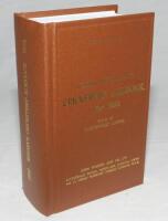 Wisden Cricketers' Almanack 1933. Willows hardback reprint (2010) in dark brown boards with gilt lettering. Limited edition 293/500. Very good condition - cricket