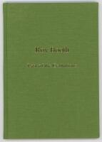 'Roy Booth. Last of the Centurions'. Richard Walsh. Privately published by Richard Walsh Books 2014. Limited edition no. 16/50. Bound in original green cloth and signed to the title page by both Booth and the author. VG - cricket