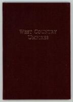 'West Country Umpires'. Sam Cook and Peter Eele. Richard Walsh Books, Somerset 1996. Limited edition no. 13/50. Signed to title page by Eele. Published by R. Walsh books. VG - cricket