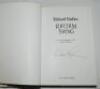 'Rhythm and Swing'. Richard Hadlee. London 1990. Original hardback with very good dustwrapper. Signed to the title page by Hadlee and, unusually, additionally signed to the front endpaper with dedications to Alan Curtis by both Walter and Richard Hadlee. - 3