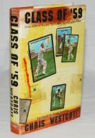 'Class of '59. From Bailey to Wooller: The Golden Age of County Cricket'. Chris Westcott. Edinburgh 2000. Hardback with very good dustwrapper. Signed to the title page by the author, to the foreword by 'Frank [Keating]', and to the majority of player prof