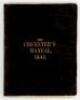 'The Cricketer's Manual for 1848 containing a brief review of the rise and progress of the manly and noble game of cricket and the laws... by &quot;Bat&quot; [Charles Box]'. Second issue. William Brittain, London 1848. 38pp plus three additional advertisi