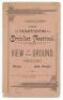 'The Hastings Cricket Festival. View of the Ground'. Printed and published by F.J. Parsons, &quot;Observer&quot; Office, Hastings, 1895. Fold-out view 'From a photograph by J.H. Blomfield' of the Festival Ground with a cricket match in progress and large - 2