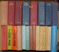 Indian Cricket Almanack. 1963, 1964, 1966, 1968, 1970, 1972, 1974-1976, &amp; 1980-1991. Madras. Good run of the Annual for the period. Edited by Gurunathan/ Sundaresan/ Thyagarajan etc. Original soft covers and boards. Odd faults otherwise in good condit