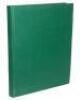'Cricket: A Weekly Record of the Game'. Volume VIII, 24th January to 27th December 1889 bound in modern green cloth complete with title and contents pages. Red speckled page edges. One page detached, otherwise in very good condition - cricket