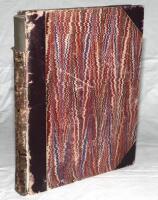 'Cricket: A Weekly Record of the Game'. Volume IX, 24th January to 27th December 1890 bound in marbled boards complete with title and contents pages. Red speckled page edges. Wear to boards with front board almost detached, loss and heavy wear to spine. I