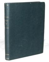 'Cricket: A Weekly Record of the Game'. Volume XIX, January to December 1900 bound in blue cloth complete with title and contents pages. Minor age toning to pages, otherwise in very good condition - cricket