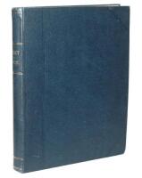 'Cricket: A Weekly Record of the Game'. Volume XXI, January to December 1902 bound in blue cloth complete with title and contents pages. Red speckled page edges. Minor age toning to pages, otherwise in very good condition - cricket