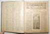 'Cricket: A Weekly Record of the Game'. Volume XXI, January to December 1902 bound in blue cloth complete with title and contents pages. Red speckled page edges. Minor age toning to pages, otherwise in very good condition - cricket - 3