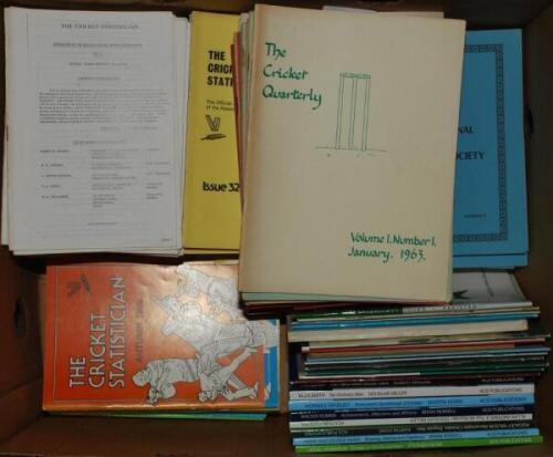 Association of Cricket Statisticians. 'The Cricket Statistician'. An excellent run of the journal comprising issue nos. 1 (1973), 3-72, 74-84, 97, 103-116, 118-123, 126, 127, 133-138, 141, 146 &amp; 147 (Autumn 2009). Also eleven A.C.S. biographies etc. S