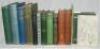 Pre-War Cricket histories and biographies. Fourteen hardback titles (one in paper wrappers). Titles are 'An Australian Cricketer on Tour', Frank Laver, London 1905. Lacking spine paper. 'Kings of Cricket', Richard Daft, Bristol 1893. Ex North East Railway