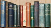 Pre-war cricket books. Twelve titles in original cloth boards (one softback). Titles include 'Forty Seasons of First-Class Cricket', R.G. Barlow, Manchester 1908. 'The Game of Cricket', Frederick Gales, London 1888. 'Kings of Cricket', Richard Daft, Brist