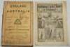 The Ashes and Australian tours. Box comprising twenty nine titles covering Ashes series, biographies etc. with good Bradman coverage. Earlier titles include 'Anglo-Australian Cricket 1862-1926', Percy Cross Standing, London 1926. 'With the 1930 Australian - 2