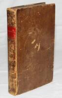 'The Microcosm, a Periodical Work'. Edited by Gregory Griffin of the College of Eton. Windsor 1787. Volume for 6th November 1786 to 30th July 1787, issues I-XL, lacking issue XXXV. Issue XXXIII dated 2nd July 1787, page 381 contains a cricket reference, '