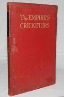 'The Empire's Cricketers'. Alfred Chevallier Tayler and George William Beldam. Fine Art Society, London 1905. First edition folio volume. Contents page followed by the forty eight original chromolithograph plates in original red cloth binding with gilt ti