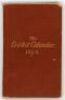 The Cricket Calendar 1886. Compiled by C.W. Alcock. Cricket Press, 1886. 'A pocket diary containing all the chief fixtures for the season arranged in chronological order'. The annual ran from 1869 to 1914 under various editors. Limp brown cloth covers, gi