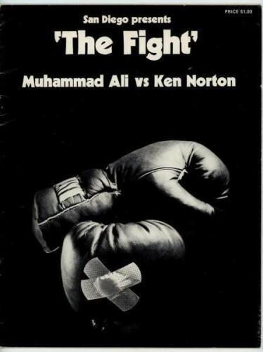 'The Fight'. Muhammad Ali v Ken Norton 1973. Official programme for the World Heavyweight Championship fight held in San Diego on the 31st March 1973. VG - boxing